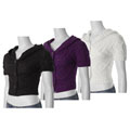 CiSono by Adi Junior's Short-sleeve Hooded Crop Sweater