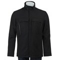 Kenneth Cole Men's Black Wool Blend Stand-up Collar Coat