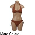 Au Coeur Women's Ring Halter Bikini