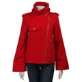 Betsey Johnson Women's Short Stand Collar Coat