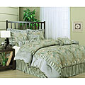 Andrea Deluxe 7-piece Light Green Comforter Set