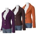 CiSono by Adi Junior's Shawl Collar 2-button Sweater