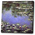 Monet 'Purple Pond' Giclee Print Canvas Art