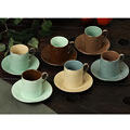 Classic Coffee & Tea by Yedi Birch Collection 12-piece Cup and Saucer Set
