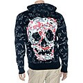 Iron Fist Men's Koi Skull Zip Hoodie