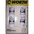 Worth ASA Approved 44-core 375 Softballs (Case of 12)