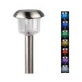 Stainless Steel Color Changing Solar Lights (Set of 12)