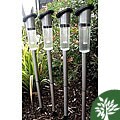 Stainless Steel Pole Slim Solar Lights (Set of 8)