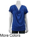 M by M. Kalan Women's Banded-bottom Knit Top