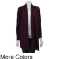 Nice Wear Women's Long Open-front Knit Top