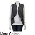 Nice Wear Women's Sleeveless Ruffle-front Top