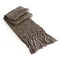 Alpaca Wool 'Cinnamon Earth' Scarf (Peru)