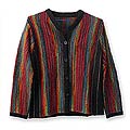 Alpaca Wool 'Bright Horizons' Cardigan (Peru)