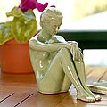 Celadon 'Femininity' Ceramic Statuette (Thailand)