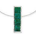 Chrysocolla 'Window on the Amazon' Choker (Peru)