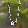 Hematite 'Shimmer' Beaded Necklace (Peru)