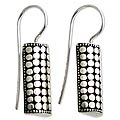 Sterling Silver 'Moon Lantern' Dangle Earrings (Indonesia)