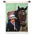 'The Little Horseman' Wool Tapestry (Peru)