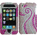 iPhone 3G/3GS Phoenix Tail Rhinestone Diamond Case
