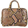 Prada Cervo Lux Print Bowler Bag