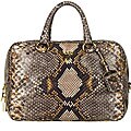Prada Cervo Lux Print Bowler Bag