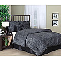 Savannah 7-piece Zebra Pattern Comforter Set
