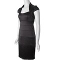 Sangria Women's Stretch Satin Cap Sleeve Dress