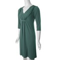 Sangria Women's 3/4-sleeve V-neck Stretch Knit Dress