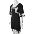 Sangria Women's 1/2-sleeve Square Neck Sweater Dress