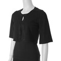 Sangria Women's Beaded Trim Bolero Sweater