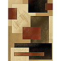 Shapes Cream Runner Rug (1'11 x 7'2)