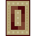 Squares Beige Rug (7'10 x 10'6)