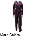 Calvin Klein Women's Performance 2-piece Velour Set