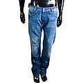 Diesel Men's 'Slammer' Blue Faded Jeans