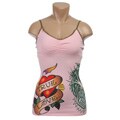 Ed Hardy Women's Pink 'True Love' Camisole