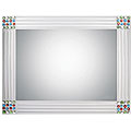 Bejeweled Frameless Bathroom Mirror