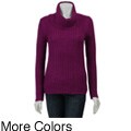 Western Connection Women's Long-sleeve Cable Knit Sweater