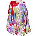 Lipstik Girl's Sleeveless Purple Dress