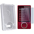 Microsoft Zune 80/120 Clear Crystal Case and Screen Protector