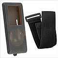 Samsung MP3 YP-K3 Black Silicone Skin Case and Armband