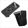 iPod Nano 1ST/ 2ND Gen Black Skin Case and Armband