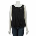 Jonathan Martin Sequin Mesh Bubble Hem Top