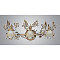 Russet Beige 3-light Wall Sconce
