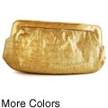 H2W Brand Classic Metallic Clutch