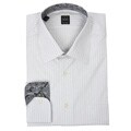 Ike Behar Men's 'Grant' Cutaway Collar Printed Cuff Dress Shirt