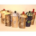 Hand-Embroidered Silk Wine Bag (Belize)