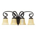 Windsor Manor Brindisi Bronze Finish 4-light Bath Bar Fixture