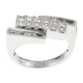 18k White Gold 7/8ct TDW Diamond Ring (H-I, SI)