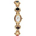 Avalon Women's Goldtone Semi-precious Stone Watch