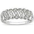 10k White Gold 1/10ct TDW Diamond Ring (H-I, I2-I3)